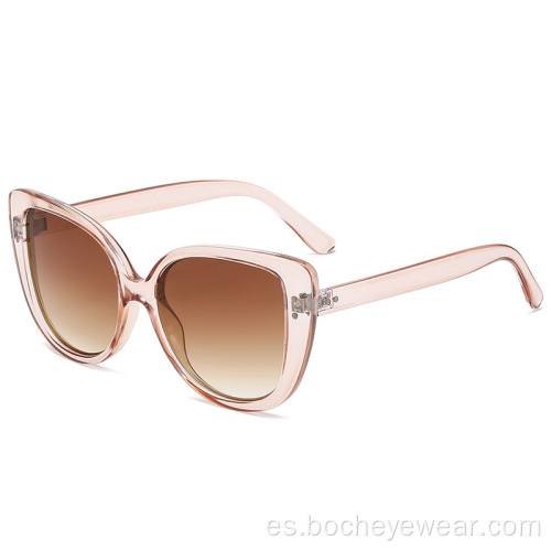 _ Nueva moda ojo de gato gafas de sol de montura grande, gafas de sol de uñas con medidor de moda europea y americana, calle transfronteriza
